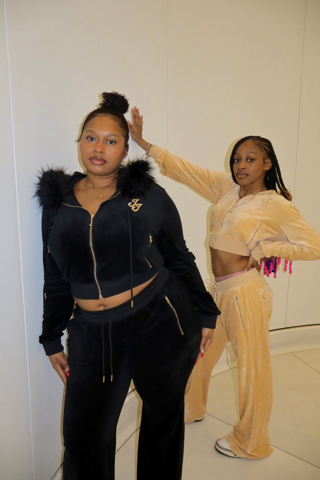 Velour Vixen Fur Zip-Up