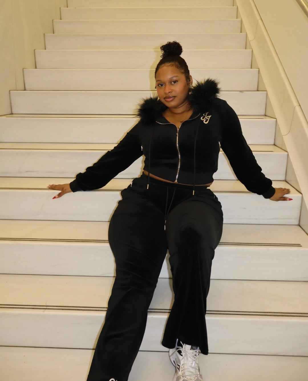 Velour Vixen Fur Zip-Up